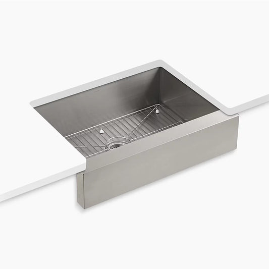Vault 21.25" x 29.5" x 9.31" Single Basin Undermount Kitchen Sink in Stainless Steel