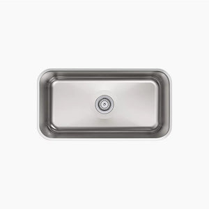 Undertone 17.88' x 31.25' x 9.31' Single Basin Undermount Kitchen Sink in Stainless Steel