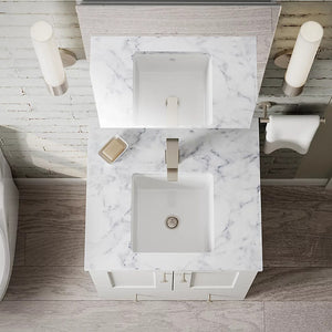 Verticyl Square 13.38' x 13' x 7.25' Vitreous China Undermount Bathroom Sink in Thunder Grey