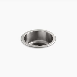 Undertone Lyric 18.38' x 18.38' x 7.63' Single Basin Dual-Mount Kitchen Sink in Stainless Steel