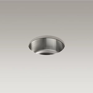 Undertone Lyric 18.38' x 18.38' x 7.63' Single Basin Dual-Mount Kitchen Sink in Stainless Steel