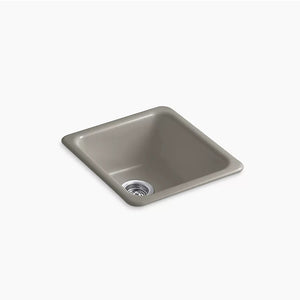 Iron/Tones 18.75' x 17' x 8.25' Enameled Cast Iron Single Basin Dual-Mount Kitchen Sink in Cashmere