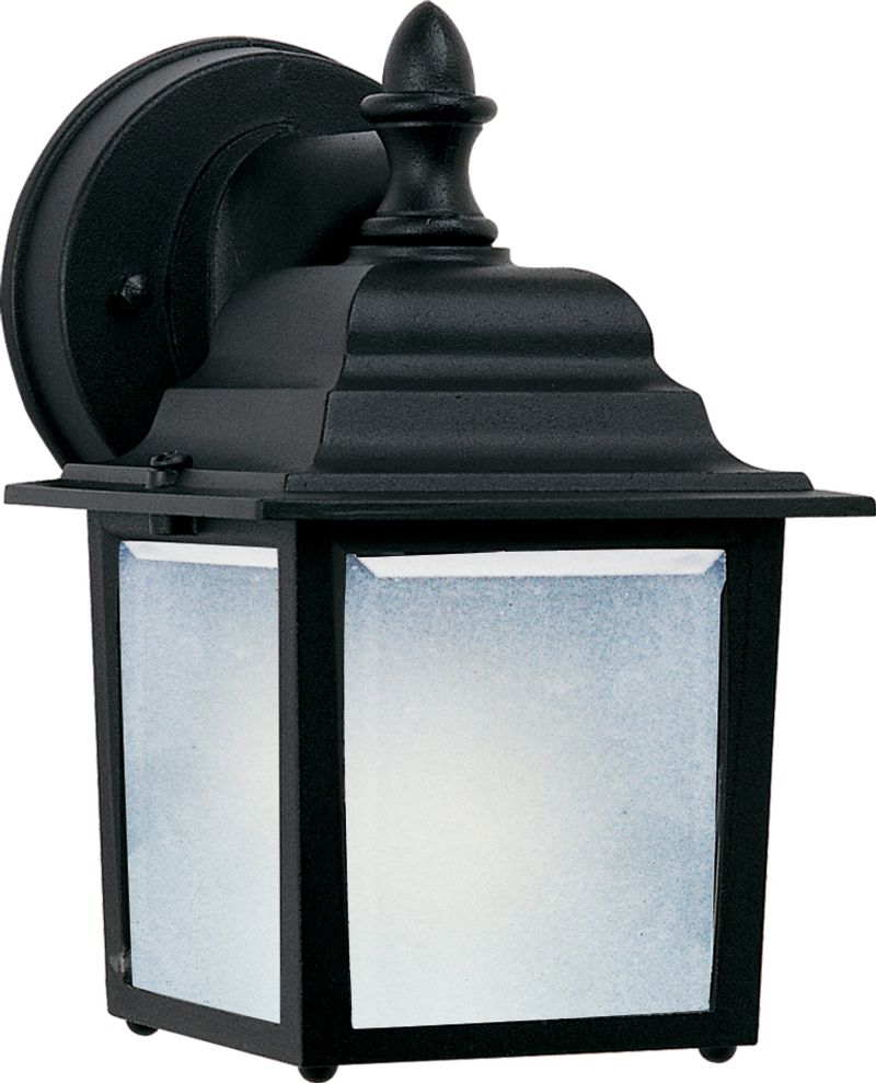 Builder Cast E26 8.5' Single Light Outdoor Wall Sconce in Black