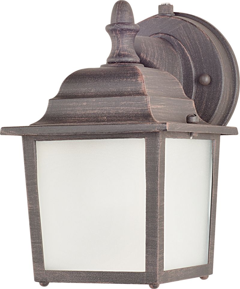 Builder Cast E26 8.5' Single Light Outdoor Wall Sconce in Rust Patina
