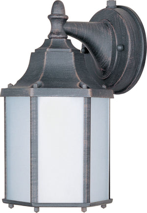 Builder Cast E26 10' Single Light Outdoor Wall Sconce in Rust Patina