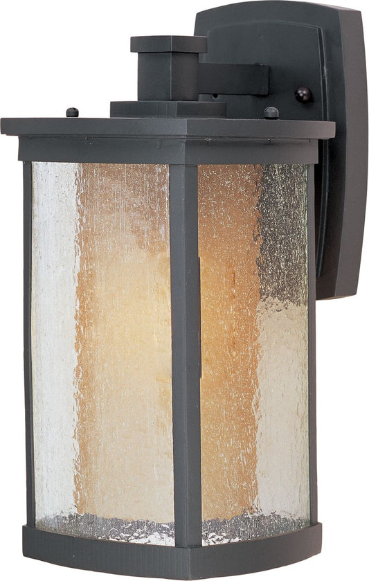 Bungalow E26 7" Single Light Outdoor Wall Sconce in Bronze