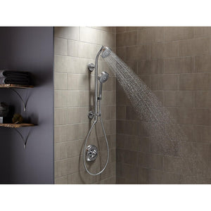 HydroRail-S Shower Column in Vibrant Brushed Nickel