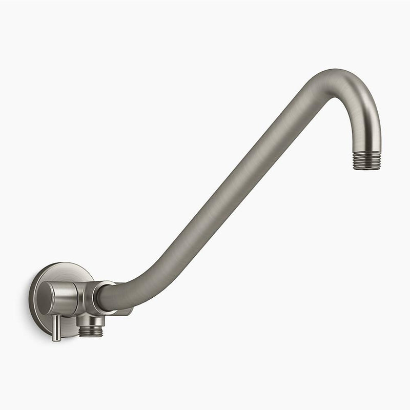 Gooseneck Shower Arm in Vibrant Brushed Nickel