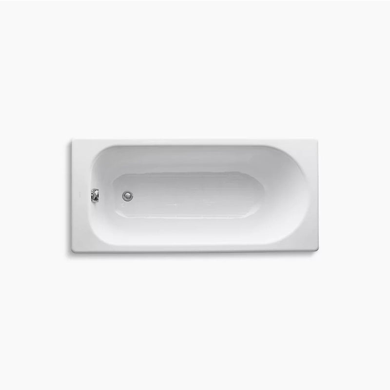 Soissons 59' Enameled Cast Iron Drop-In Bathtub in White