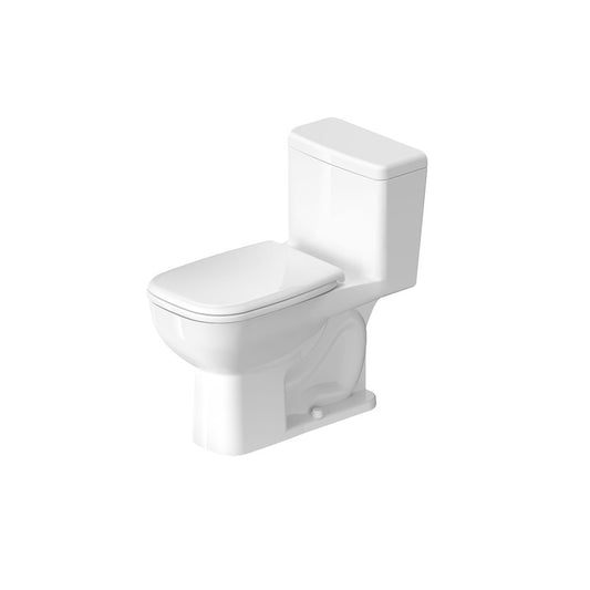 D-Code 1.28 gpf Left Hand Trip Lever One-Piece Toilet in White