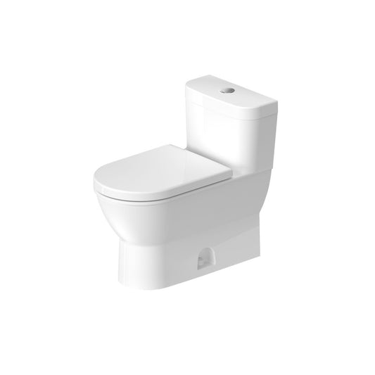Darling New Elongated 1.28 gpf One-Piece Toilet in White