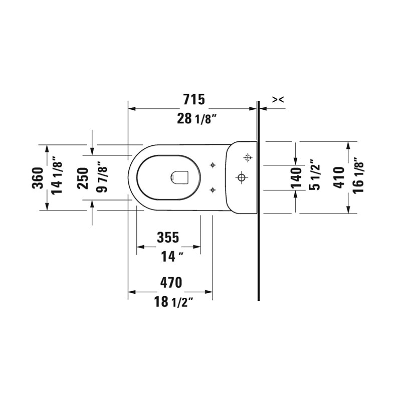 Darling New Elongated 1.28 gpf One-Piece Toilet in White