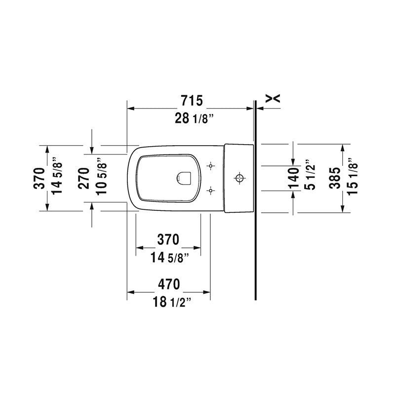 DuraStyle 1.32 gpf & 0.92 gpf Dual-Flush One-Piece Toilet in White