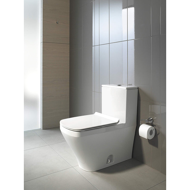 Durastyle Elongated 1.32 gpf & 0.92 gpf Dual-Flush One-Piece Toilet in White