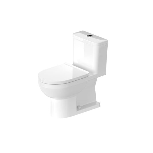 DuraStyle Basic Elongated 1.32 gpf & 0.92 gpf Dual-Flush One-Piece Toilet in White