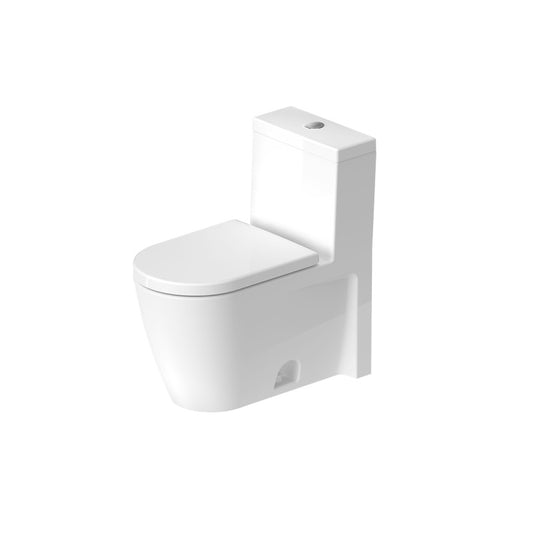 Starck 2 Elongated 1.28 gpf One-Piece Toilet in White - Seat Included