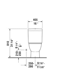 Darling New Elongated Toilet Bowl in White