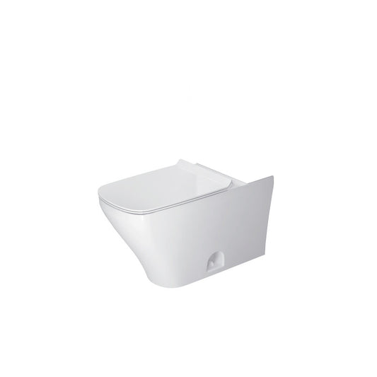 DuraStyle Elongated Dual-Flush Toilet Bowl in White