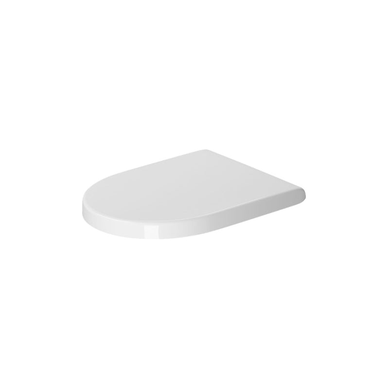 Starck 3 Slow Close Toilet Seat in White