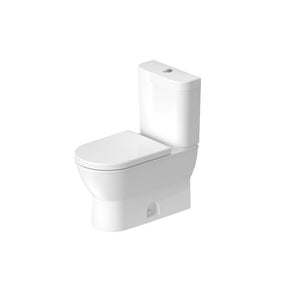Darling New Round 1.28 gpf Two-Piece Toilet in White