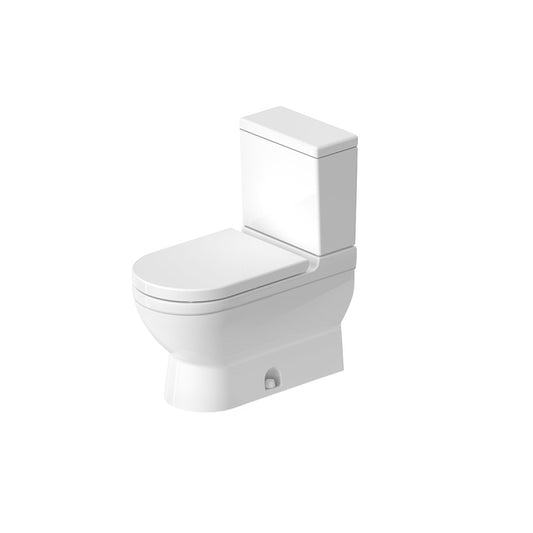Starck 3 Elongated 1.28 gpf Two-Piece Toilet in White