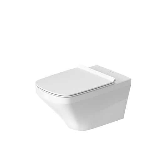 DuraStyle Rimless Elongated 1.6 gpf & 0.8 gpf Dual-Flush Wall Mount Toilet in White
