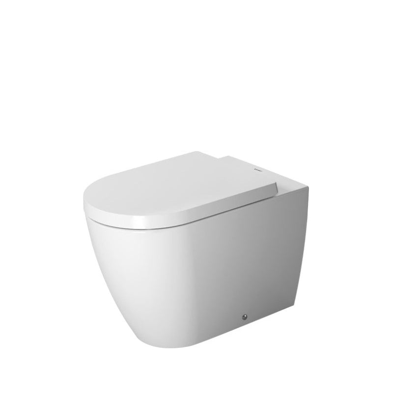 ME by Starck 1.6 gpf & 0.8 gpf Dual-Flush Wall Mount Toilet in White