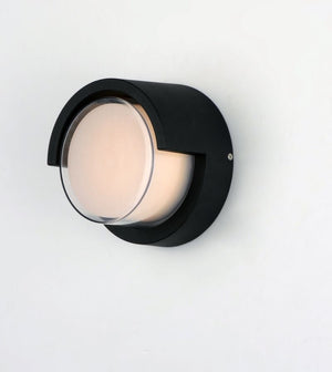 Eyebrow 6.75' Single Light Wall Sconce in Black