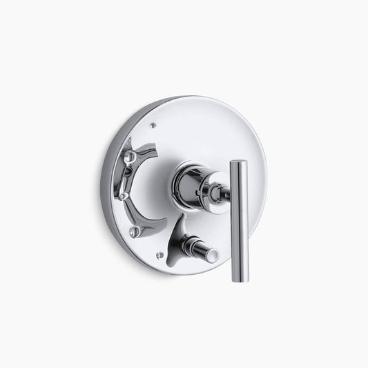 Purist Lever Handle Valve Trim in Polished Chrome