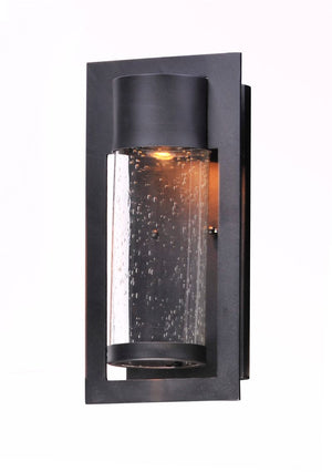 Focus 7' Single Light Outdoor Wall Sconce in Black