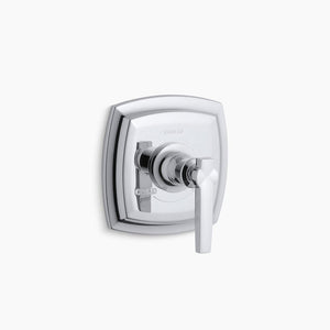 Margaux Lever Handle Thermostatic Valve Trim in Polished Chrome