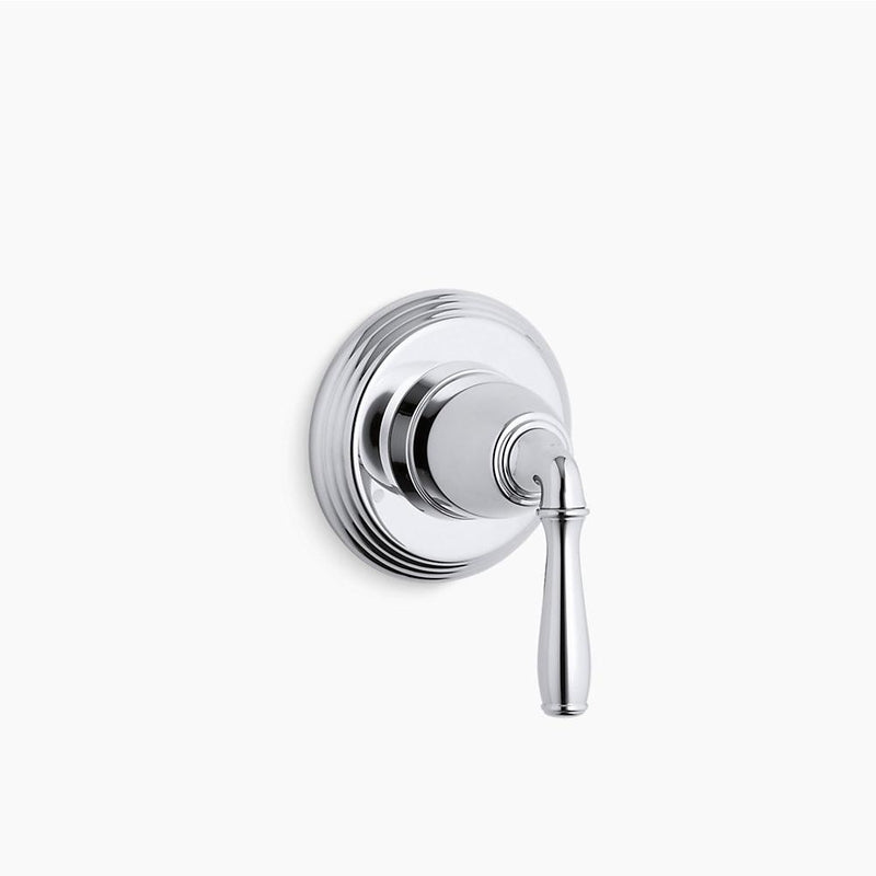 Devonshire Lever Handle Transfer Valve Trim in Polished Chrome