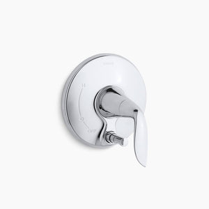 Refinia Lever Handle Valve Trim in Polished Chrome