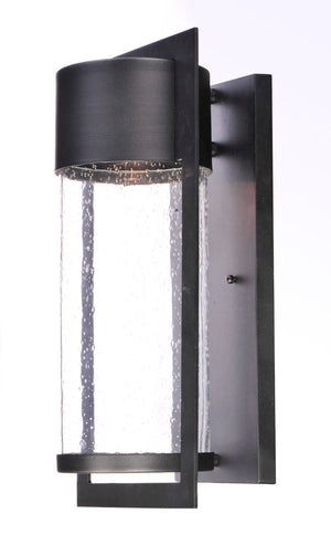 Focus 9' Single Light Outdoor Wall Sconce in Black