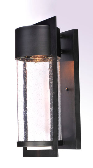 Focus 9' Single Light Outdoor Wall Sconce in Black