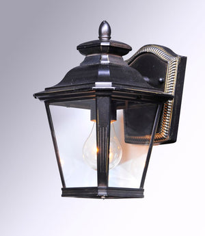 Knoxville 7' Single Light Outdoor Wall Sconce in Bronze with Clear Glass Finish