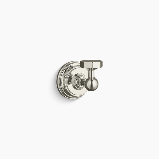 Pinstripe 2.5" Robe Hook in Vibrant Polished Nickel