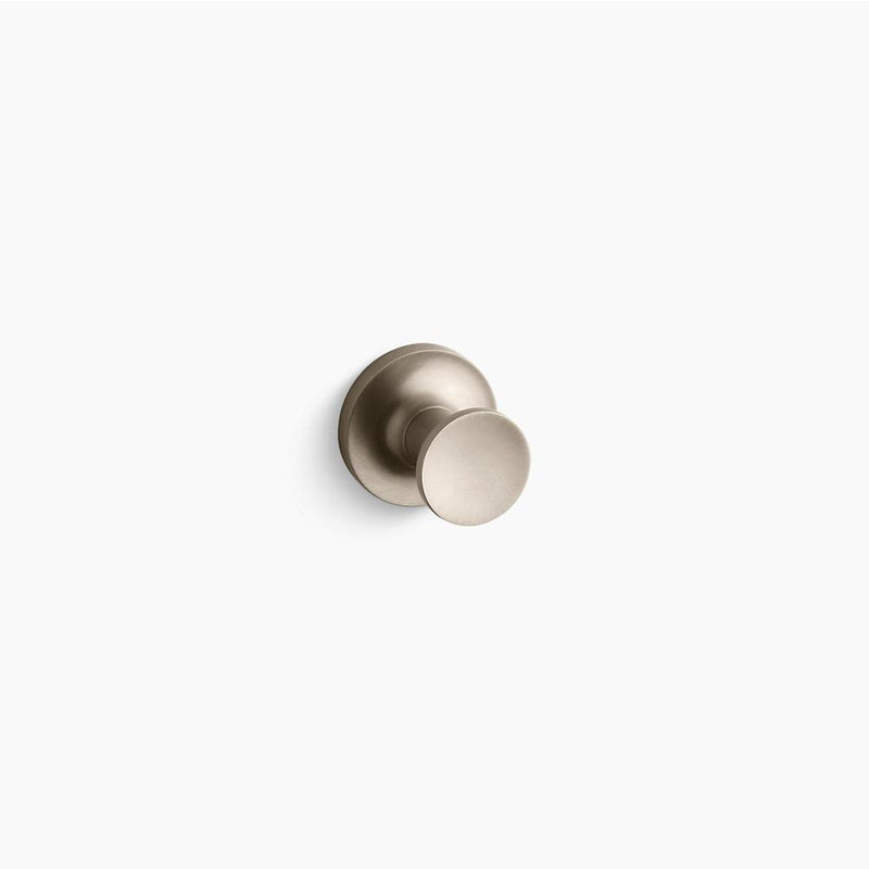 Purist 1.88' Robe Hook in Vibrant Brushed Bronze