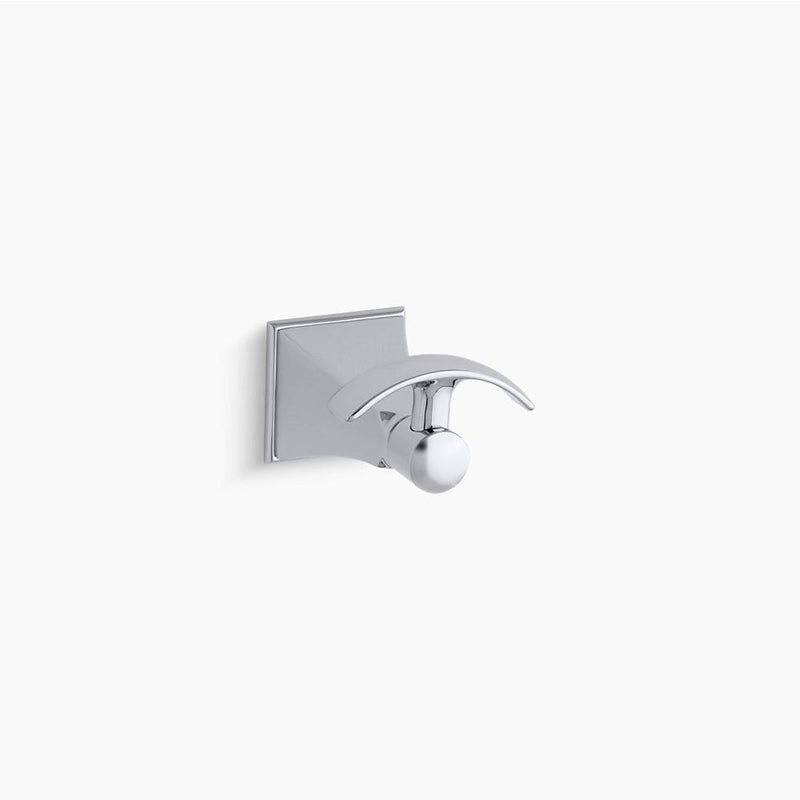 Memoirs Stately 2.13' Robe Hook in Polished Chrome