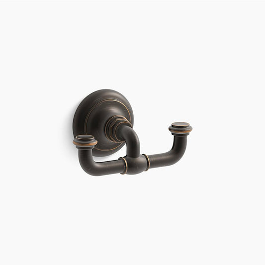 Artifacts 2.63" Double Robe Hook in Oil-Rubbed Bronze