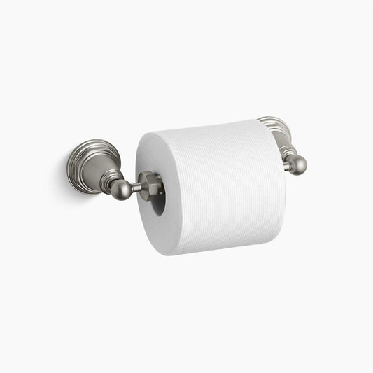 Pinstripe 9.63" Toilet Paper Holder in Vibrant Brushed Nickel