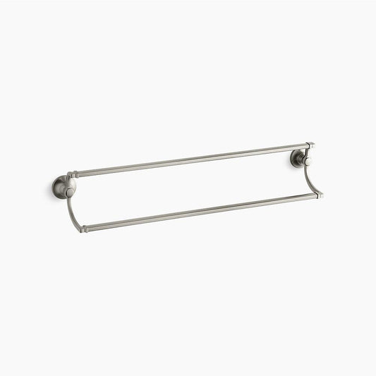 Bancroft 24" Double Towel Bar in Vibrant Brushed Nickel