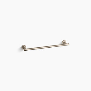 Purist 18' Towel Bar in Vibrant Brushed Bronze