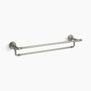 Artifacts 24' Double Towel Bar in Vibrant Brushed Nickel