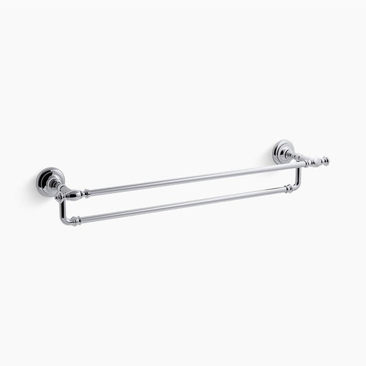 Artifacts 24" Double Towel Bar in Polished Chrome