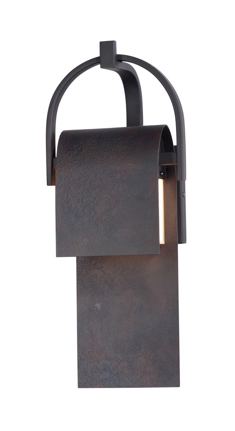 Laredo 7' Single Light Wall Sconce in Rustic Forge