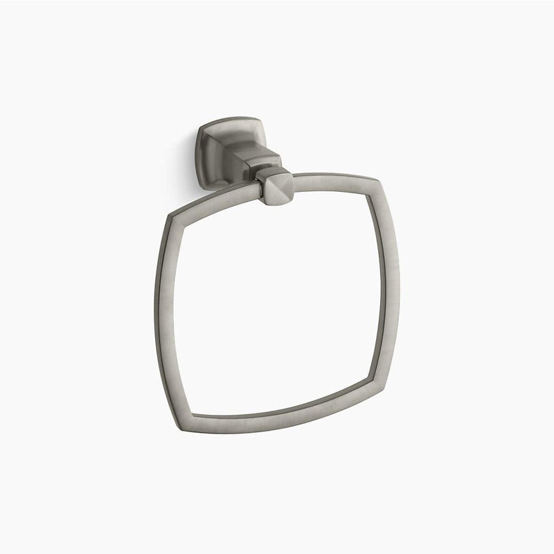 Margaux 7.5' Towel Ring in Vibrant Brushed Nickel