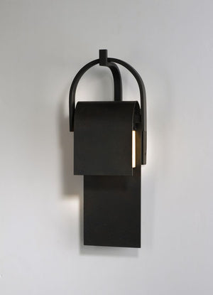 Laredo 8' Single Light Wall Sconce in Rustic Forge