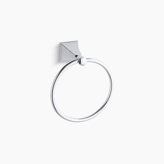 Memoirs Stately 6" Towel Ring in Polished Chrome