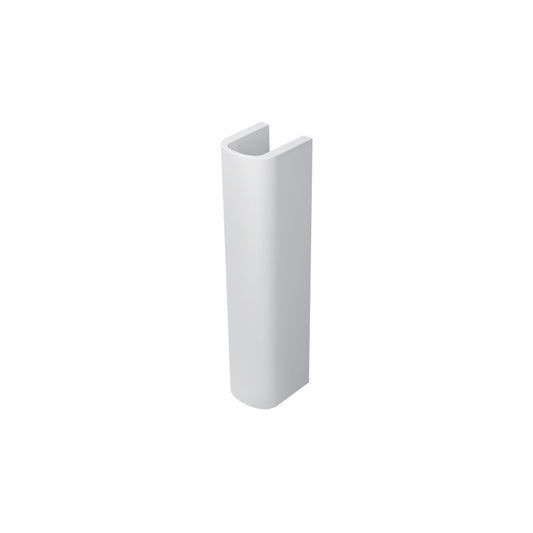 DuraStyle 7.5" x 6.75" Ceramic Pedestal Leg in White
